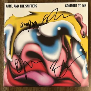 ‘Amyl and The Sniffers’ Band Signed Vinyl Album ‘Comfort To Me’ Amy Taylor +3