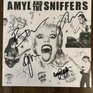 ‘Amyl and The Sniffers’ Band Signed Vinyl Album ‘Self Titled’ Amy Taylor +3
