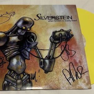 SILVERSTEIN SIGNED WHEN BROKEN IS EASILY FIXED VINYL RECORD JSA