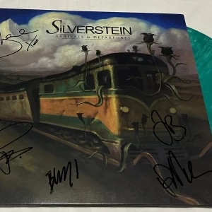 SILVERSTEIN SIGNED ARRIVALS & DEPARTURES VINYL RECORD JSA
