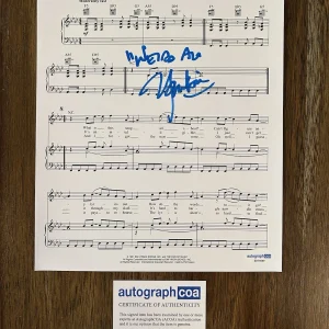 ‘Weird Al Yankovic’ Parody Singer Signed ‘Smells Like Nirvana’ Sheet Music ACOA