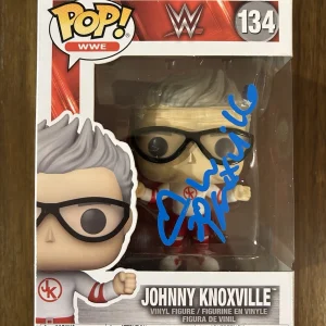 ‘Johnny Knoxville’ Signed Funko Pop #134 BAS Beckett COA Autograph WWE Jackass