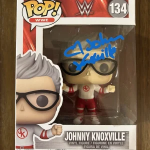 ‘Johnny Knoxville’ Signed Funko Pop #134 BAS Beckett COA Autograph WWE Jackass