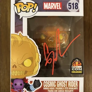 Gabriel Luna ‘Ghost Rider’ Signed Funko Pop #518 Beckett Certified Marvel