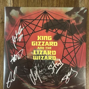 ‘King Gizzard & The Lizard Wizard’ Full Band Signed Nonagon Infinity Vinyl Album