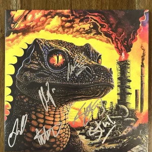 ‘King Gizzard & The Lizard Wizard’ Full Band Signed ‘PetroDragonic’ Vinyl Album