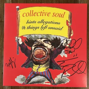 ‘Collective Soul’ Band Signed ‘Hints Allegations’ Vinyl Album Ed Roland +2