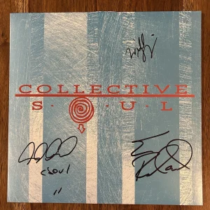 ‘Collective Soul’ Band Signed ‘Self Titled’ Vinyl Album Ed Roland, Dean, & Will