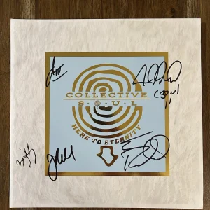 ‘Collective Soul’ Full Band Signed ‘Here To Eternity’ Vinyl Album Ed Roland +4