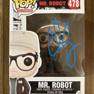 Christian Slater ‘Mr. Robot’ Signed Funko Pop #478 Beckett Certified