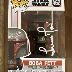 Temuera Morrison ‘Star Wars’ Signed Funko Pop ‘Boba Fett’ #462 Beckett COA