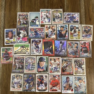 Signed Baseball 10 Card Lot “Mystery Pack” MLB Autograph Sports Cards Authentic