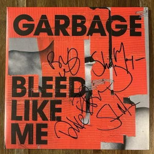 ‘Garbage’ Full Band Signed Vinyl Album ‘Bleed Like Me’ Shirley Manson +3