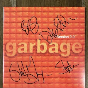 ‘Garbage’ Full Band Signed Vinyl Album ‘Version 2.0’ Shirley Manson +3
