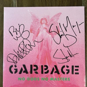 ‘Garbage’ Full Band Signed Vinyl Album ‘No Gods No Masters’ Shirley Manson +3