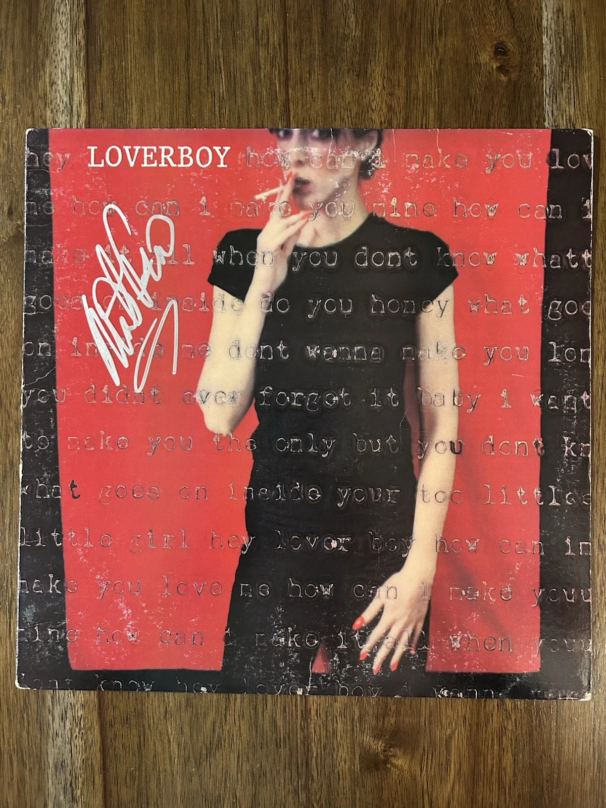 ‘Mike Reno’ Loverboy Band Lead Singer Signed Vinyl Album ‘Self Titled ...