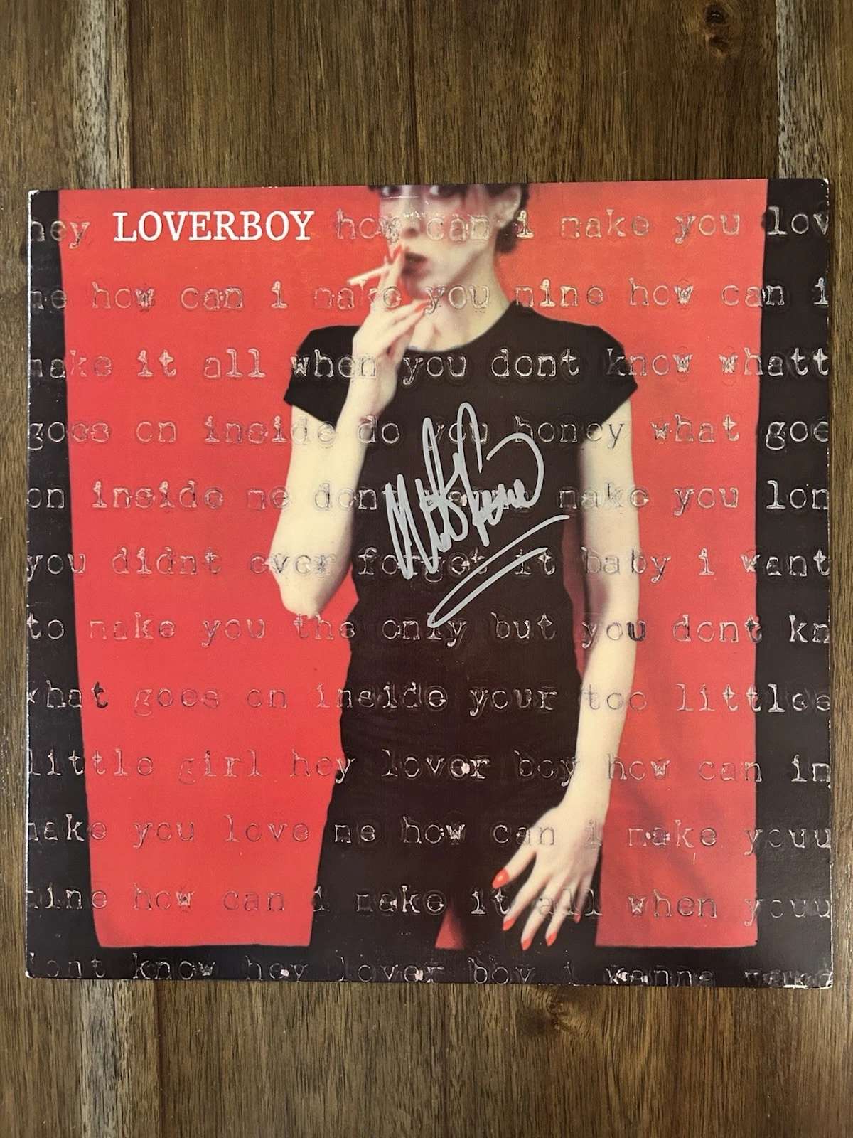 Mike Reno Ebay ‘Mike Reno’ Loverboy Band Lead Singer Signed Vinyl Album ‘Self Titled ...