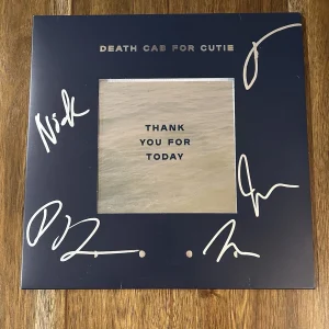 ‘DEATH CAB FOR CUTIE’ Band SIGNED Vinyl Album ‘Thank You For Today’ Ben Gibbard