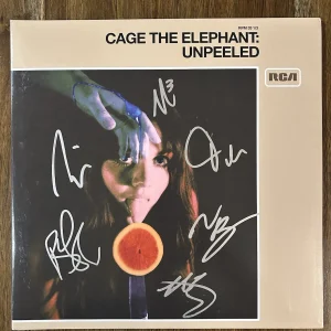 ‘Cage The Elephant’ Full Band Signed Vinyl Album ‘Unpeeled’ Matt Shultz +5