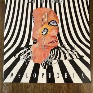 ‘Cage The Elephant’ Band Signed Vinyl Album ‘Melophobia’ Matt Shultz +3 Rare
