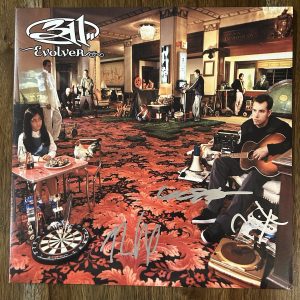 ‘311’ Band Signed Vinyl Album ‘Evolver’ Nick Hexum, Chad & Tim