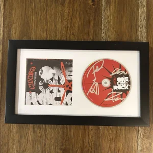 ‘ONE OK ROCK’ Full Band Signed Framed CD Display ‘Luxury Disease’ RARE Taka +3