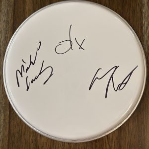 ‘Acid Bath’ Band Signed 10” Drumhead ‘Dax, Sammy & Mike’