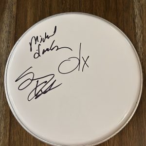 ‘Acid Bath’ Band Signed 10” Drumhead ‘Dax, Sammy & Mike’