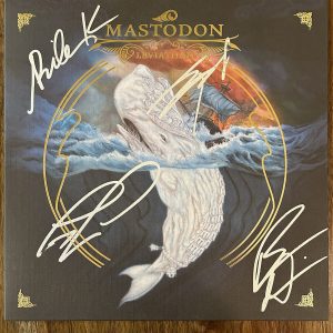 ‘Mastodon’ Full Band Signed Vinyl Album ‘Leviathan’ Brent Hinds +3 PROOF