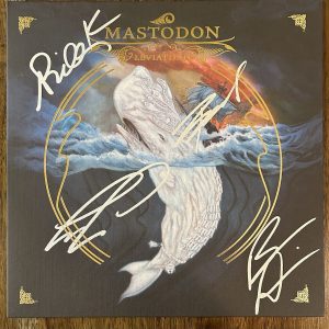 ‘Mastodon’ Full Band Signed Vinyl Album ‘Leviathan’ Brent Hinds +3 PROOF