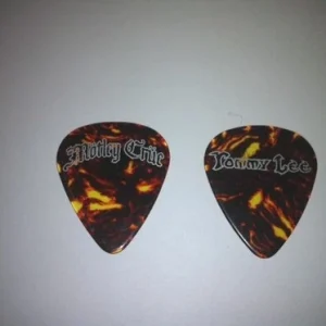 Motley Crue Tommy Lee 2011 Tortoise Shell Guitar Pick
