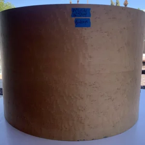 Gretsch Vintage Raw Birdseye Maple 24" x 16" Unfinished Bass Drum Shell #1
