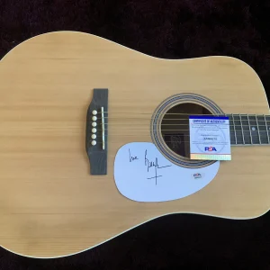Bill Wyman Rolling Stones Signed Autographed Acoustic Guitar JSA Certified