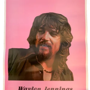 Waylon Jennings Vintage 1970's ORIGINAL 17.5" x 22.5" Poster   10
