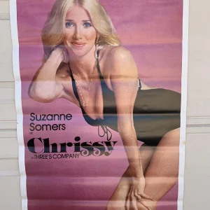 Suzanne Somers Vintage Original 1977 Three's Company Poster 23" x 35" 3564 1