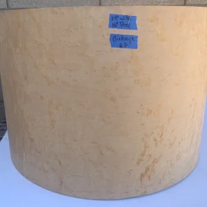 Gretsch Vintage Raw Birdseye Maple 24" x 16" Unfinished Bass Drum Shell #2