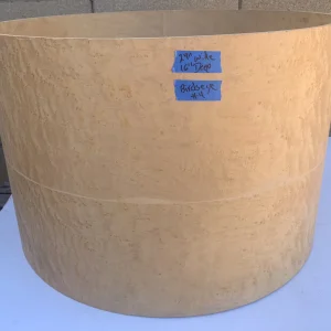 Gretsch Vintage Raw Birdseye Maple 24" x 16" Unfinished Bass Drum Shell #4