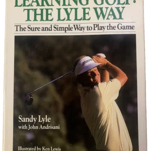 Sandy Lyle Learning Gold The Lyle Way HB Book Signed Autographed BAS Guaranteed