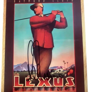Lee Trevino Signed Autographed 1995 Lexus Golf Program Guaranteed