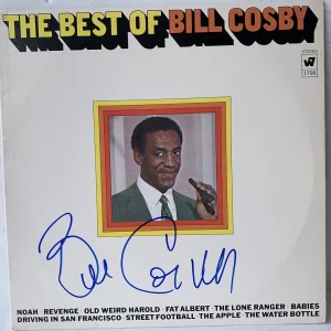Bill Cosby Best Of Signed Autographed LP Album Record Beckett Certified