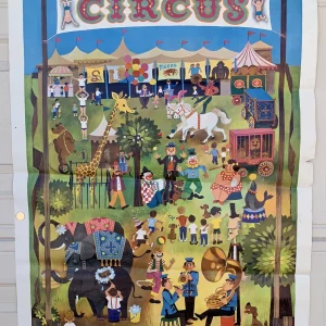 HJ Elm B&B 1970's Circus ORIGINAL 26" x 37" Poster #45