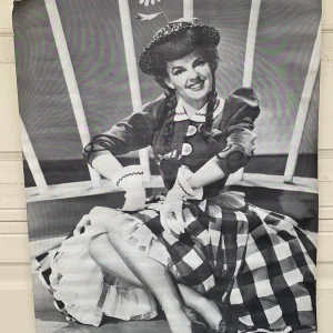 Judy Garland Wizard Of Oz Vintage 1960's 26.5" x 40.5" Trilby 45 Poster #57