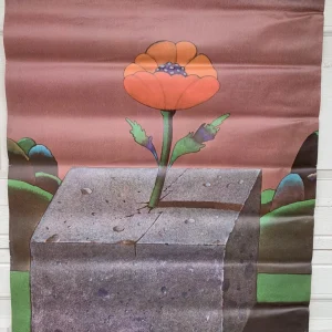 Milton Glaser Vintage Art Poster From Poppy with Love Drugs Humor Hippy Icon #60