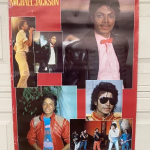 Michael Jackson Collage Anabas AA155 Vintage  24.5" x 55" Poster #64