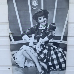 Judy Garland Wizard Of Oz Vintage 1960's 26.5" x 40.5" Trilby 45 Poster #80
