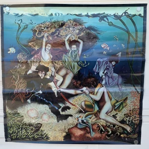 Rob Croci Underwater Bow & Arrows Vintage 1974 ORIGINAL 25" x 25" Poster #68