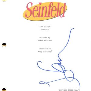 Jerry Seinfeld Signed Autograph Seinfeld The Sponge Script Screenplay w/ JSA COA