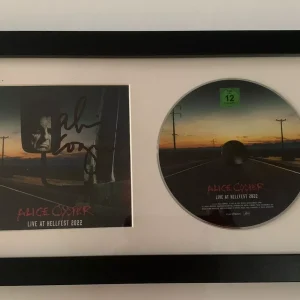 Alice Cooper Hellfest Live Signed Autographed Framed CD Display BAS Certified