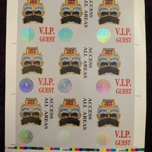 Michael Jackson 6 UNCUT  Backstage Laminates 1992 Dangerous Pepsi Concert Tour