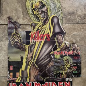 Iron Maiden VINTAGE 1981 Killers Carboard Promo LP Album Poster 27.5" x 40"